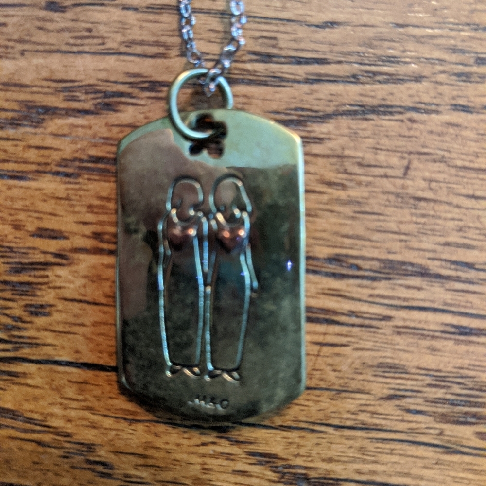 Two sided necklace.